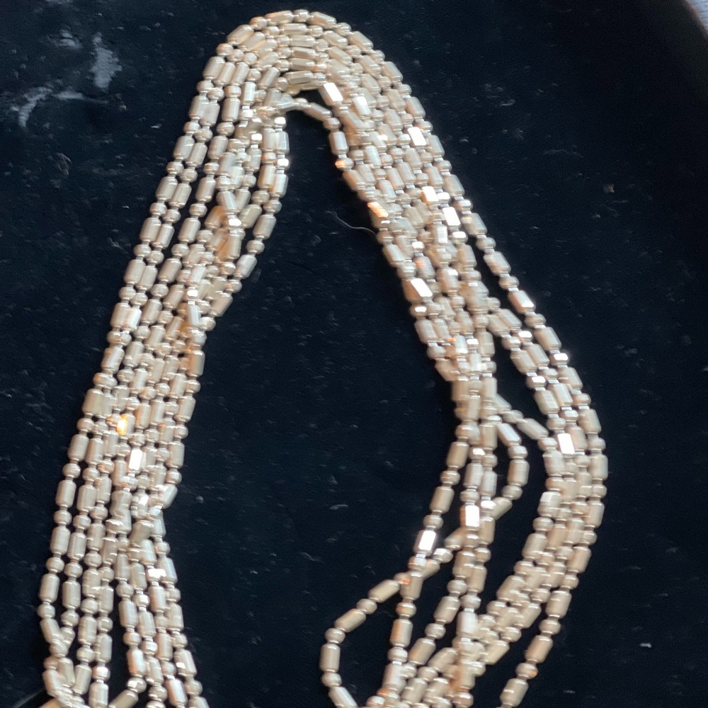 Vintage Sterling Silver 925 necklace 50 inches made in italy